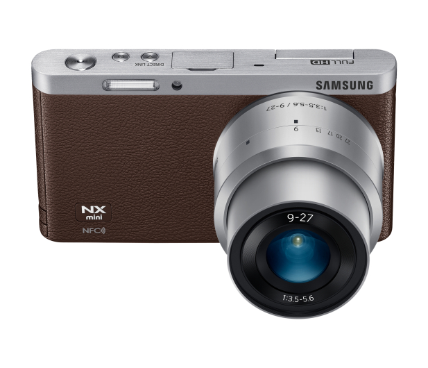 Samsung NX MINI BROWN + OBIEKTYW 9-27 MM - 1395590 - zdjęcie 3